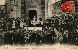 CPA VOUZERON Bénédiction Apres La Messe De St-Hubert (863328) - Vouzeron