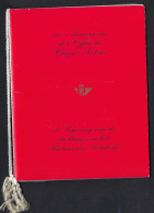 SOUVENIR OFFERT PAR LE MINISTRE DES PTT E. ANSEELE : 50e ANNIVERSAIRE DES CHÈQUES POSTAUX - Ministerial Proofs [MV/FM]