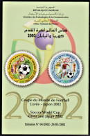 2002 -Tunisie/Y&T1459-1460 Coupe Du Monde De FootBall "Corée Japon 2002" Prospectus - 2002 – Corée Du Sud / Japon