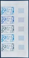 ANDORRE 1981 N°296** Bande De 5 BdFeuille Essais De Couleurs Championnat Du Monde D'escrime TTB - Nuevos