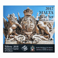 Malta Coins Set 2017 Euro 8 Coins Set BU Year Set Official Issue 00474 - Malta