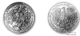 BRD (BR.Deutschland) Jägernr: 442 1987 G Stgl./unzirkuliert Silber Stgl./unzirkuliert 1987 10 DM Römische Verträge - Herdenkingsmunt