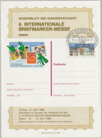 Deutschland ETB Sonderblatt Briefmarkenmesse In Essen 1986 Mit PSo 12  ( Dg 180 )  Günstige Versandkosten - 1981-1990