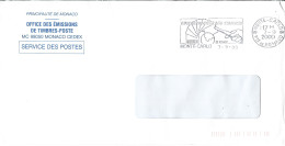 1L1 --- MONACO Monte-Carlo Collectionnez Les Timbres - Cartas & Documentos