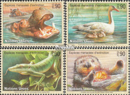 UNO - Genf 385-388 (kompl.Ausg.) Postfrisch 2000 Gefährdete Tiere - Unused Stamps