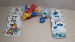 2000 Ferrero - Kinder Surprise - K00 83 & 84 - Motorised Animals - Complete Set + 2 BPZ's - Monoblocs