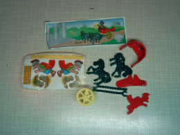 2001 Ferrero - Kinder Surprise - K01 44 - Roman Chariot And Horses + BPZ - Monoblocs