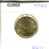 20 EURO CENTS 2011 ESTONIE ESTONIA Pièce #EU069.F - Estland