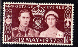 GREAT BRITAIN GB - 1937 CORONATION STAMP FINE MOUNTED MINT MM * SG 461 REF B - Unused Stamps