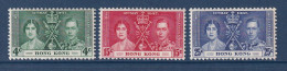 Hong Kong - YT N° 137 à 139 * - Neuf Avec Charnière - 1937 - Unused Stamps