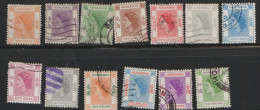Hong Kong 1954 SG 178-90 Definitives  Fine Used      - Gebraucht