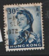 Hong Kong  1965  SG  227a  30c Glazed  Wmk Sideways    Fine Used  - Oblitérés