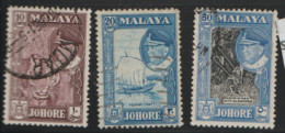 Malaysia  Johore   1960  SG  160-2   Fine Used      - Johore
