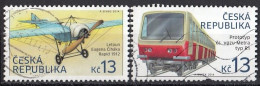 CZECH REPUBLIC 797-798,used,falc Hinged - Used Stamps