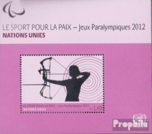 UNO - Genf Block32 (kompl.Ausg.) Postfrisch 2012 Paralympische Sommerspiele - Unused Stamps