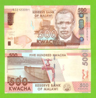 MALAWI 500 KWACHA 2021  P-66 UNC - Malawi