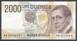 °°° ITALIA - 2000 LIRE G. MARCONI 24/10/1990 SERIE PA °°° - 1000 Lire