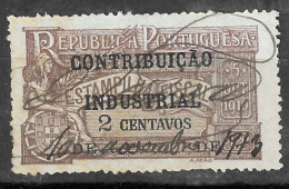 Contribuição Industrial 2 Centavos  - Estampilha Fiscal - 1913  - Ongebruikt