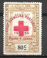 Portugal Porte Franco - 1936 - Selos Do 4º Centenário Do Nascimento De Luís De Camões (1924) Sobrecarregados - Afinsa 69 - Ongebruikt