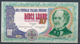 °°° ITALIA - BANCA UBBIESSE 10 LEGHE UNC °°° - Sonstige & Ohne Zuordnung