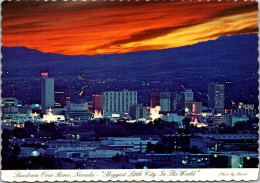 Nevada Reno Sundown Over The Biggest Little City In The World - Reno