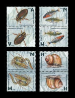 Belarus 2019 Mih. 1295/98 Fauna. Inhabitants Of Water Basins Of Belarus (tete-beches) MNH ** - Belarus