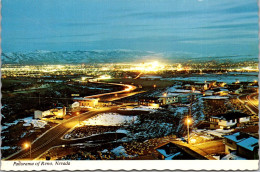 Nevada Reno Panoramic View At Night - Reno