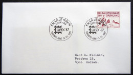 Greenland 1987 SPECIAL POSTMARKS. CAPEX 87 TORONTO 13-21-6 1987 ( Lot 874) - Lettres & Documents