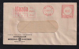 Australia 1947 Meter Cover 2½p SYDNEY Advertising General Electric + MAZDA Meter - Covers & Documents