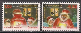 DK - Grönland  (2010)  Mi.Nr.  573 + 574  Gest. / Used  (9ca07)  MH / From Booklet - Gebraucht