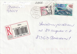 Slovakia R Cover. Cancel Baka ... Ca184 - Lettres & Documents