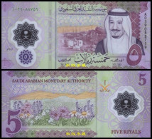 Saudi Arabia 5 Riyals, (2020), Polymer, UNC - Arabie Saoudite