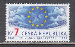 Czech Rep. 1999 - 50 Years Council Of Europe, Mi-Nr. 213, MNH** - Unused Stamps