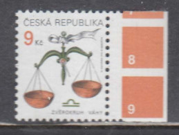 Czech Rep. 1999 - Zodiac Signs, Mi-Nr. 217, MNH** - Unused Stamps