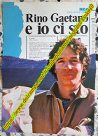 B228> < RINO GAETANO > Pagina Pubblicità Per Il 33 Giri < E Io Ci Sto > 1980 - Objets Dérivés