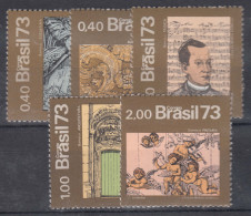 Brazil Brasil 1973 Mi#1402-1406 Mint Never Hinged - Ongebruikt