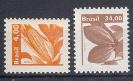 Brazil Brasil 1980 Plants Fruits Mi#1757-1758 Mint Never Hinged - Ungebraucht