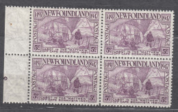 Canada Newfoundland 1947 Mi#244 Mint Never Hinged Pc. Of 4 - 1908-1947