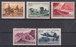 Yugoslavia Kingdom 1939 Mi#370-374 Mint Never Hinged - Ungebraucht