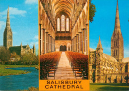 CPSM Salisbury Cathedral-Multivues    L2211 - Salisbury