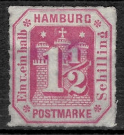 German States Hamburg 1866 1½ Schilling  MNG Stamp - Hambourg