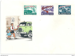 B2046 Hungary Health Traffic Rules Road Accident FDC Cover - Accidents & Road Safety
