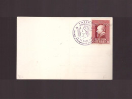 AUSTRIA  - 13 3 1949  Vienna -cartolina Con Annullo Commemorativo Fiera Internazionale Del Francobollo - Esposizioni Filateliche