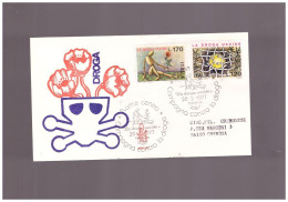 Italia - 1977 Fdc Campagna Contro La Droga Ed Venetia Viaggiata - Drogue