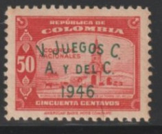 COLOMBIE - 1946 - JEUX OLYMPIQUES CENTRE ET SUD-AMERICAINS - YVERT N° 403A ** MNH - COTE = 10 EUR. - Kolumbien