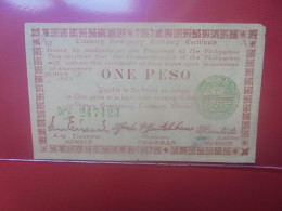 PHILIPPINES BILLET D'URGENCE 1 PESO Circuler (B.29) - Philippines