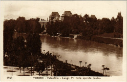 CPA Torino Valentino Lungo Po Dalla Sponda Destra ITALY (802897) - Castello Del Valentino