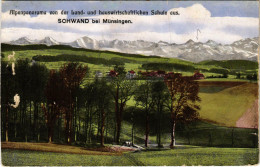 CPA AK SCWAND Bei Münsingen. Alpenpanorama GERMANY (862565) - Altri & Non Classificati