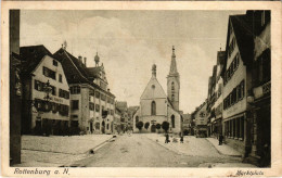 CPA AK ROTTENBURG A. N. Marktplatz GERMANY (862335) - Rottenburg