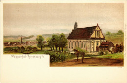 CPA AK ROTTENBURG A. N. Weggenthal LITHO GERMANY (862317) - Rottenburg